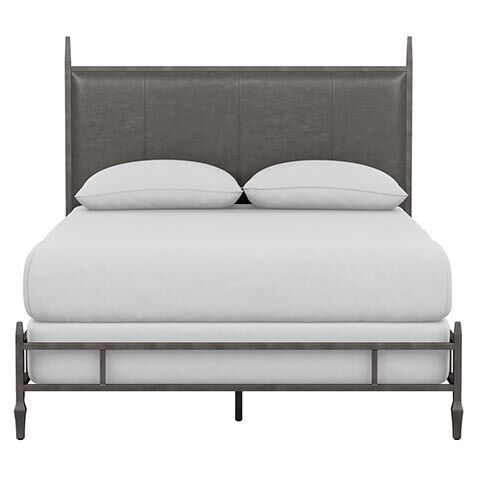 Lincoln Leather Upholstered Bed image