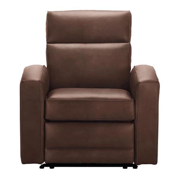 Conover Track-Arm Leather Recliner