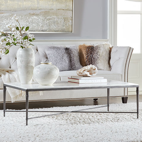 Ethan allen glass top coffee table sale