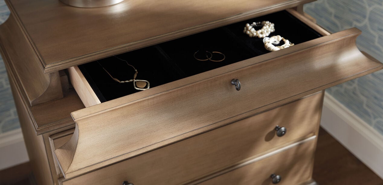 Leora Night Table for Bedside Storage | Ethan Allen