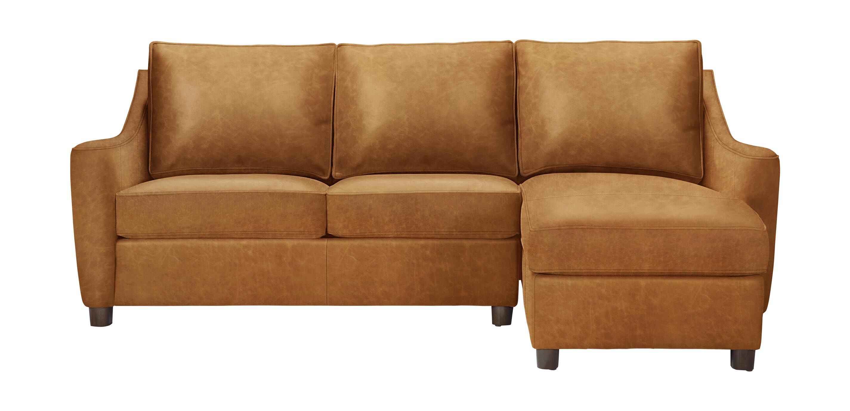 Westerly Leather Chaise Sectional