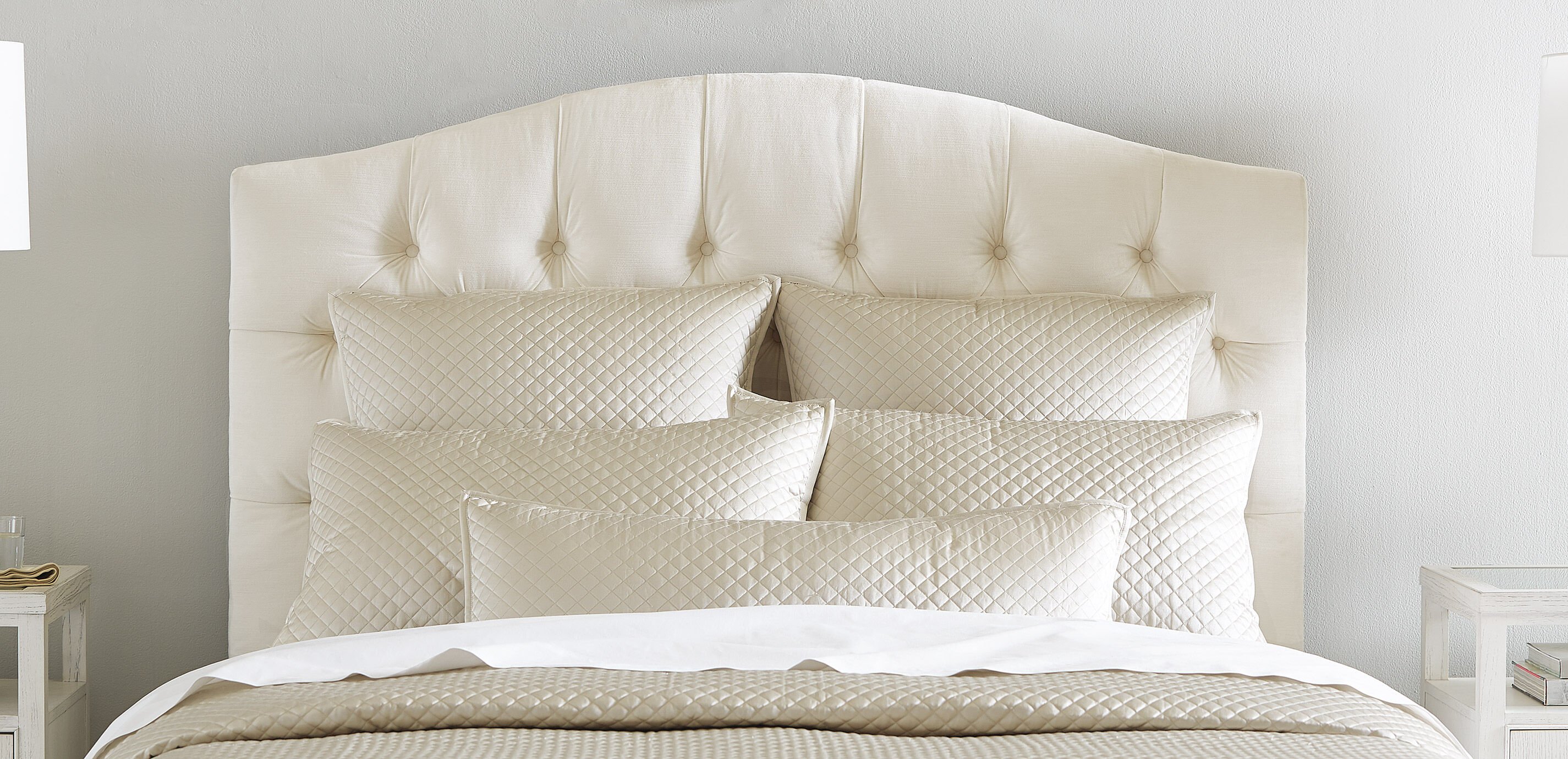 Salena Quilted Sham, Champagne_1