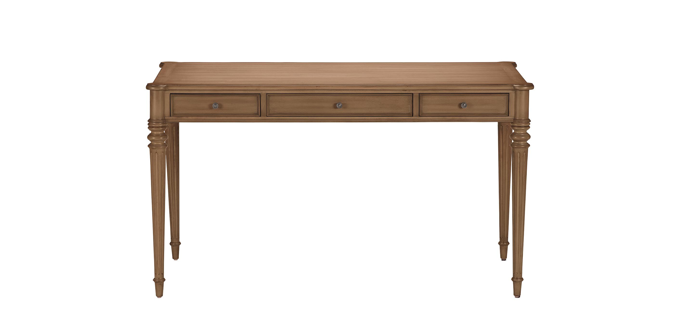 Custom Turret-Corner Home Office Desk