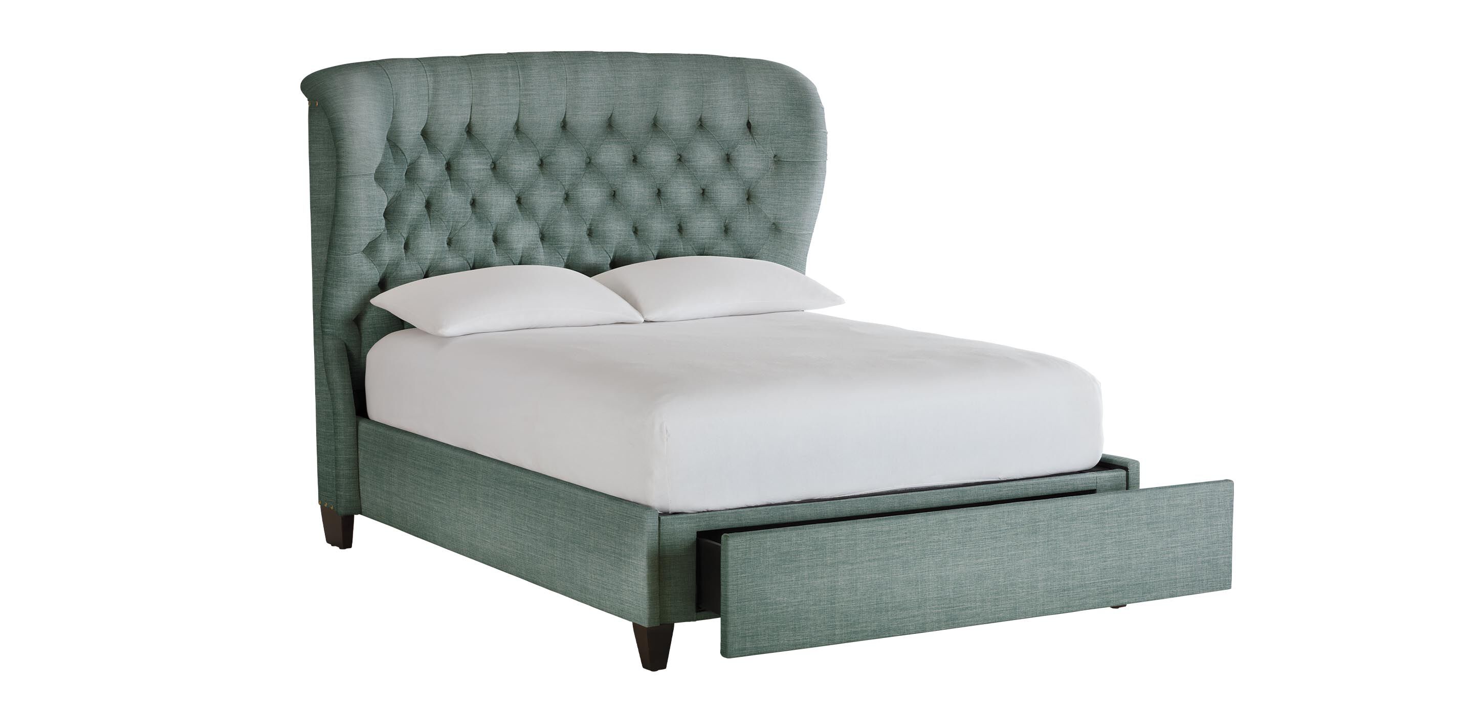 Woolson Tufted Upholstered Storage Bed