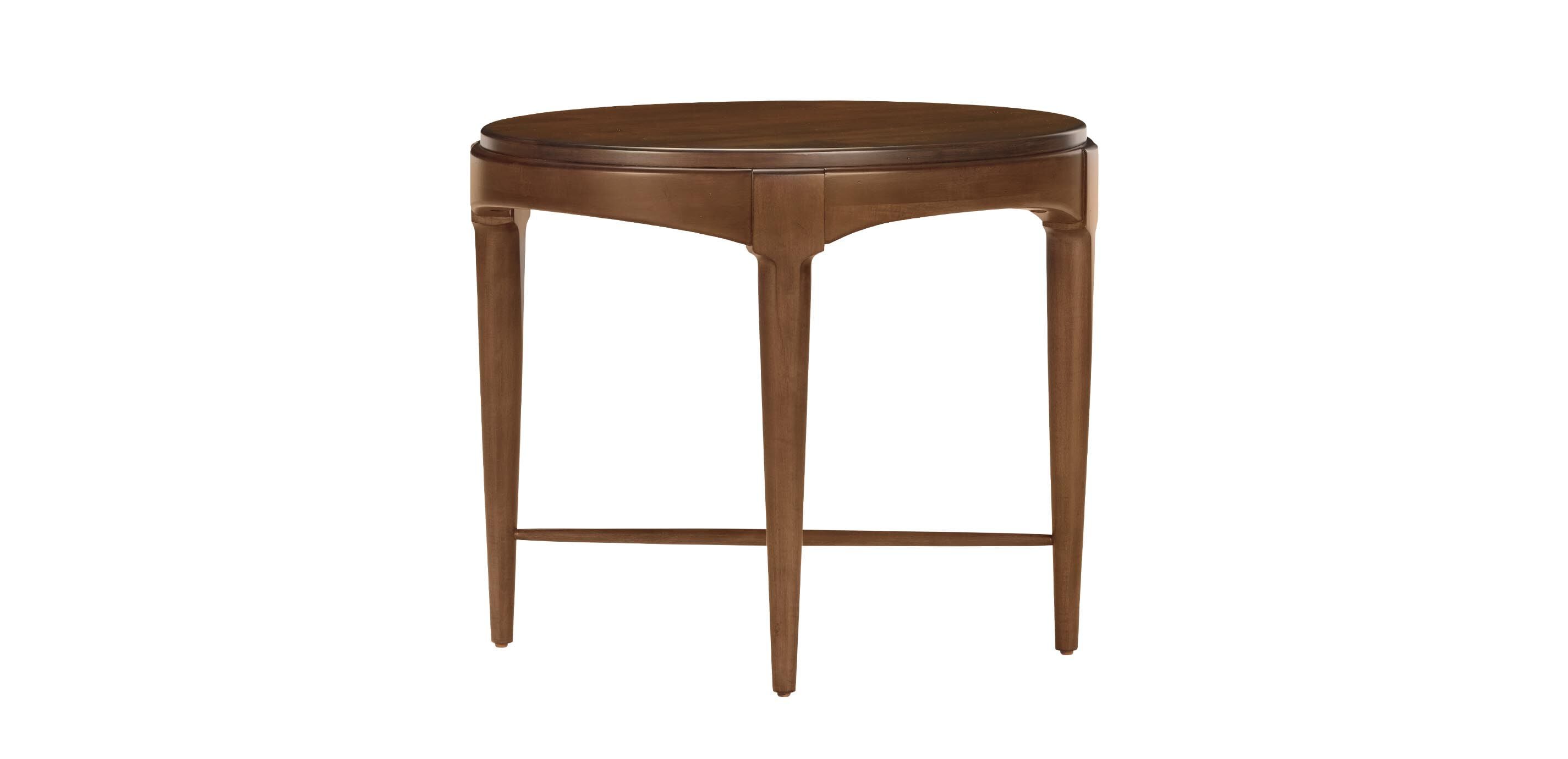Draper Oval Wood Midcentury End Table | Ethan Allen