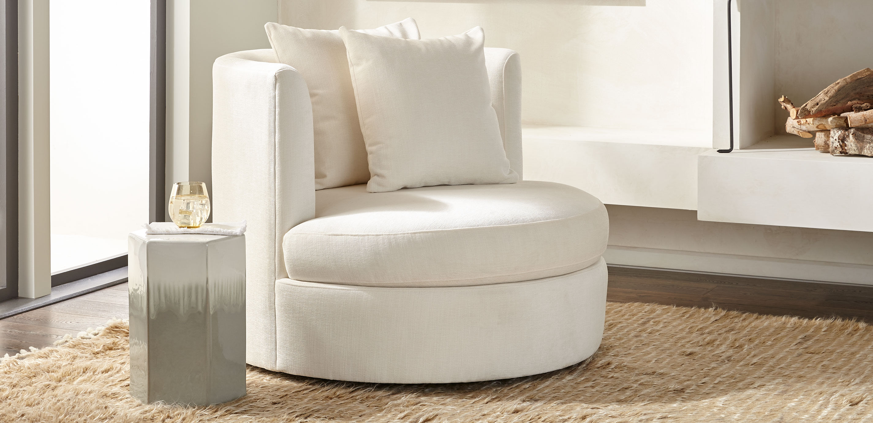 Ethan Allen Swivel Chair