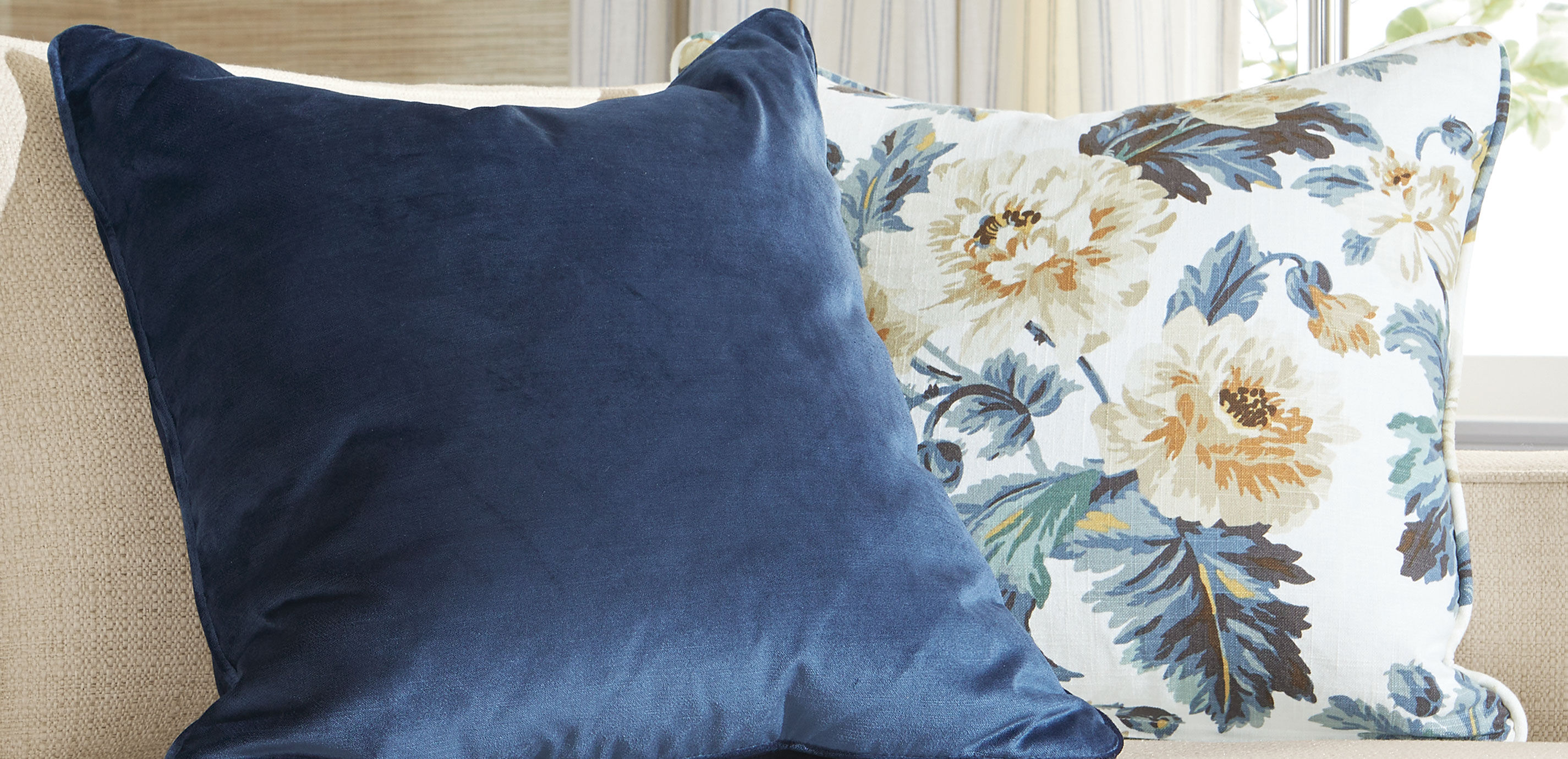 Sylvie Indigo Fabric By the Yard_2