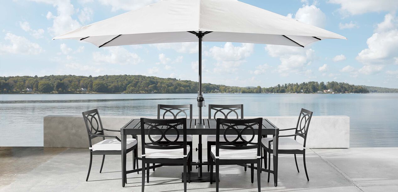 ethan allen patio umbrella Replacement Canopy for Roth URA038005B 11FT Allen Roth Offset Umbrellas |