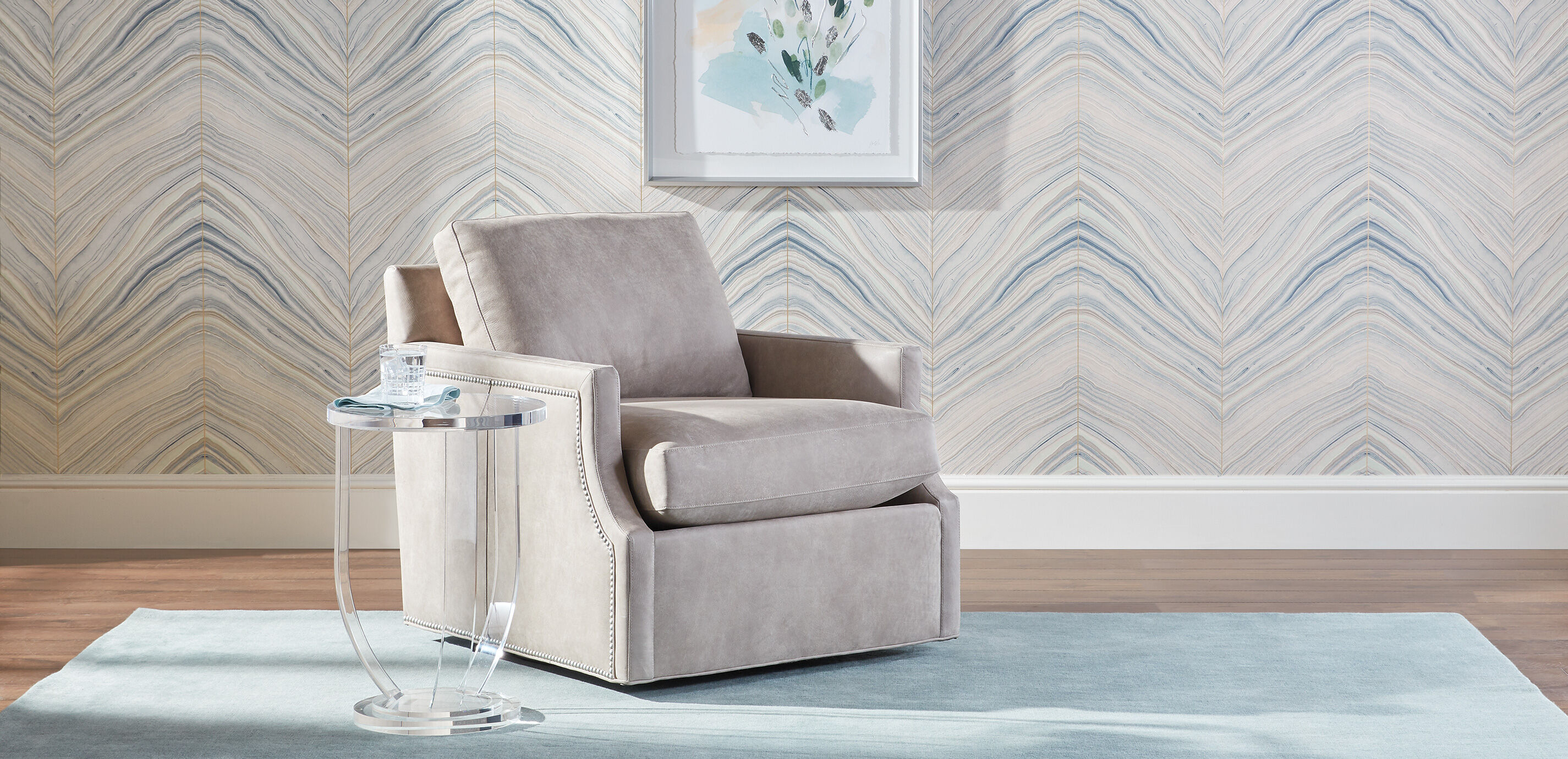 Ethan Allen Swivel Chair