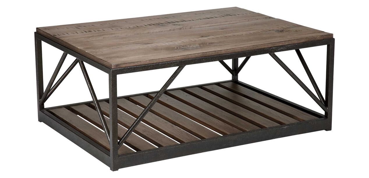 Beam Metal Base Coffee Table Coffee Tables Ethan Allen