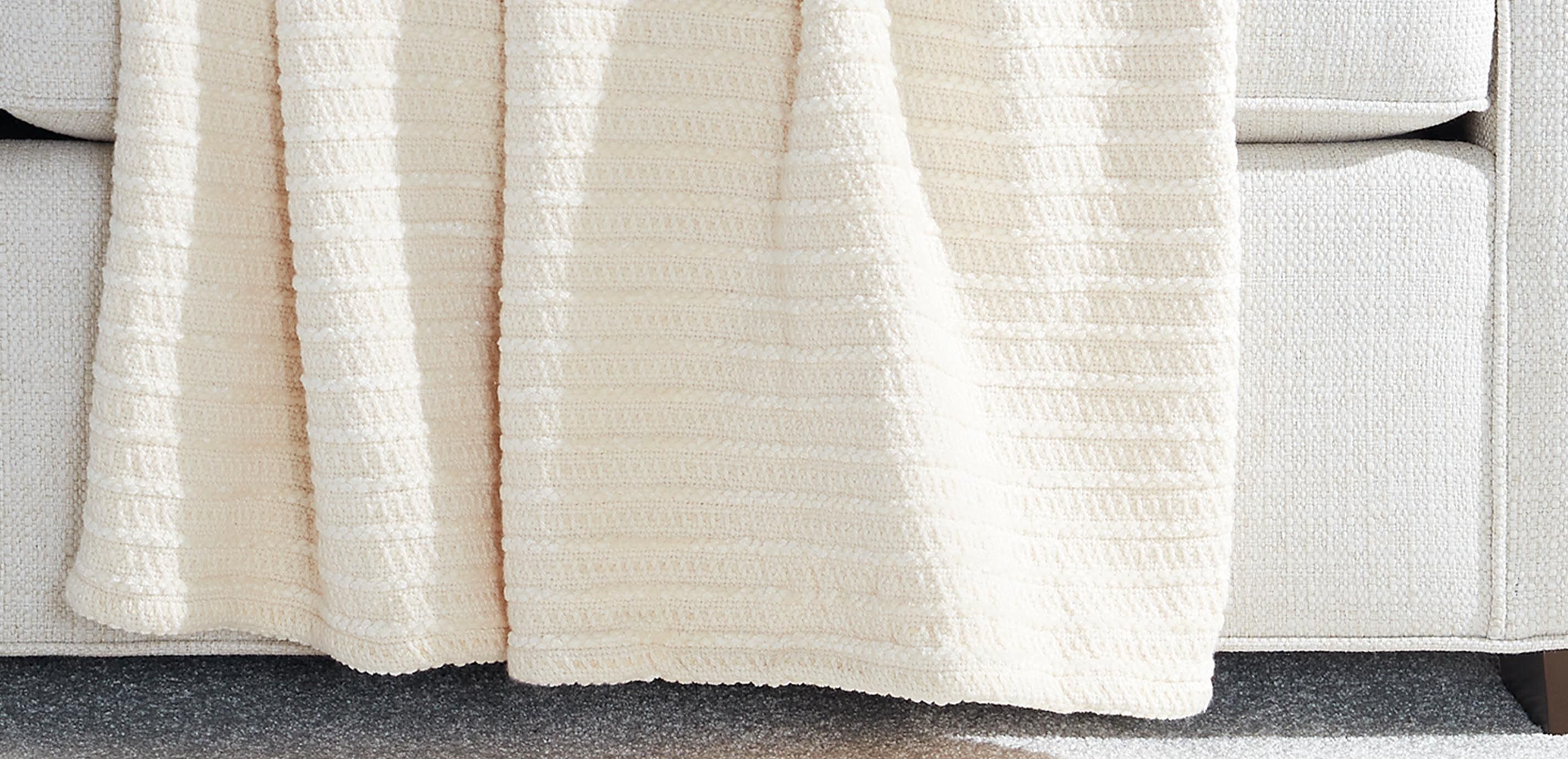 Suri Ivory Chenille Rib Throw_2