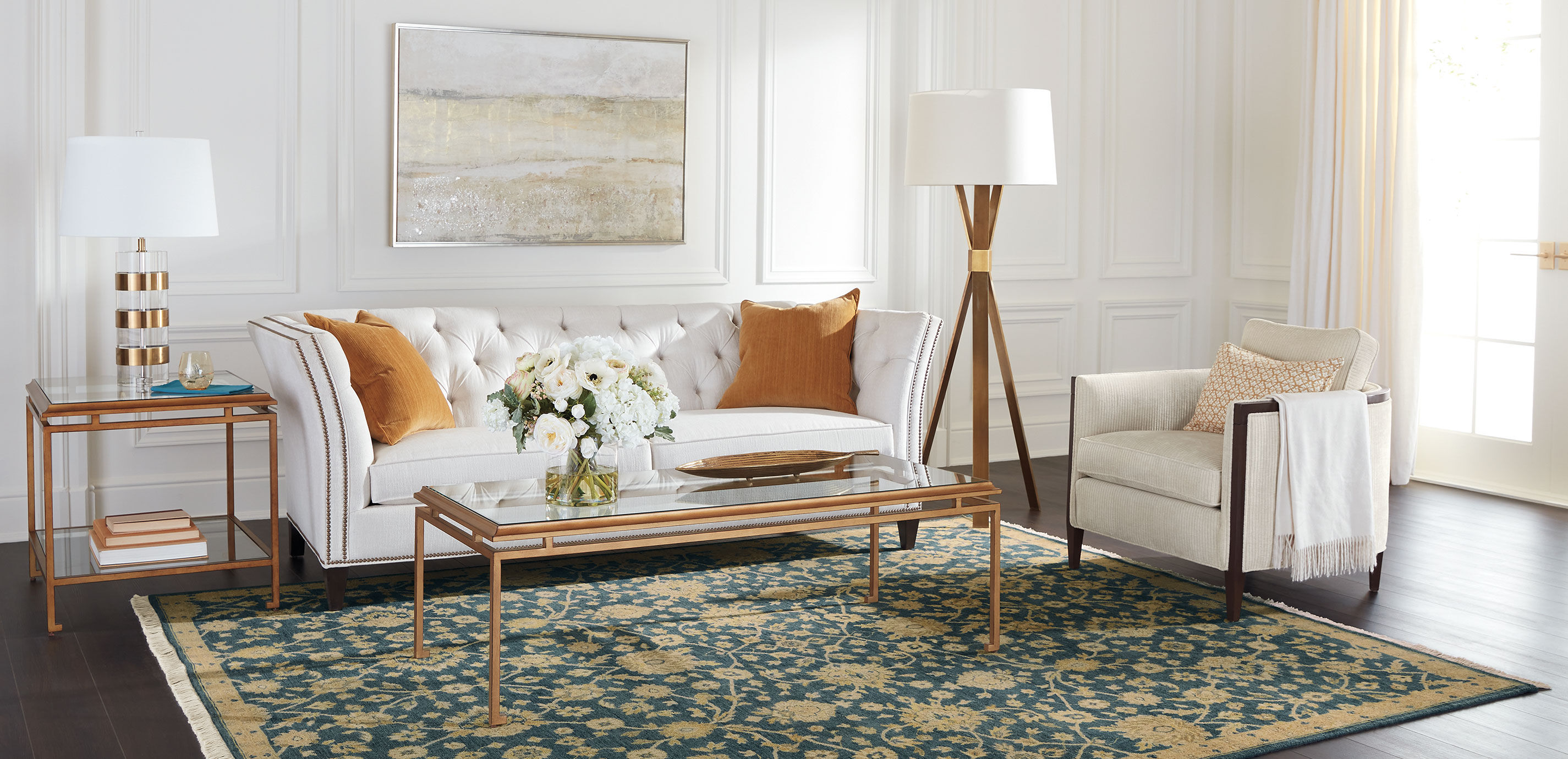 Kashan Arts-and-Crafts Floral Rug_9