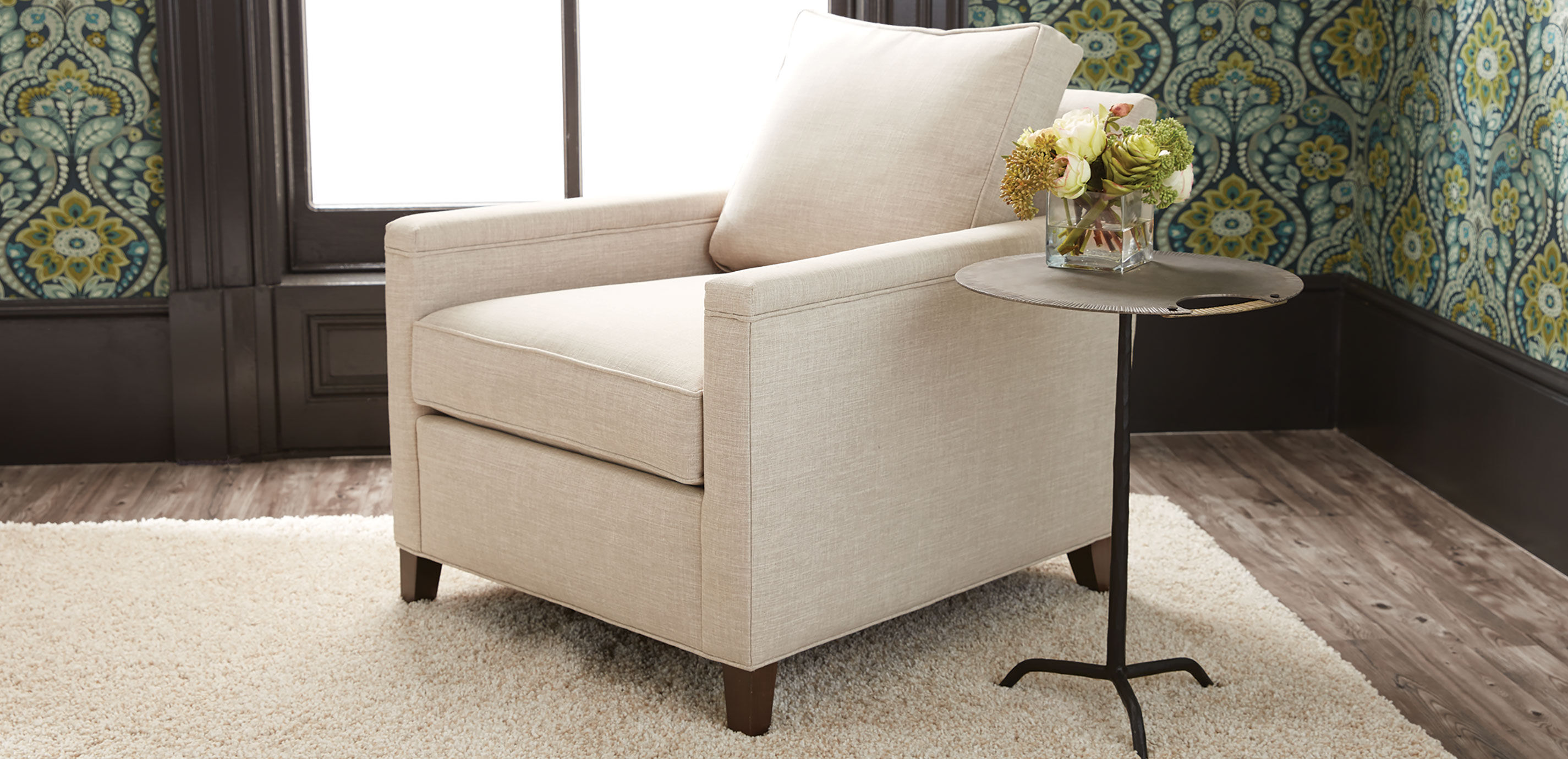 Tuckahoe Gray Fabric By the Yard_2