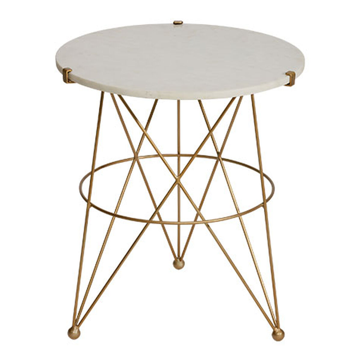 Estella Marble-Top Accent Table