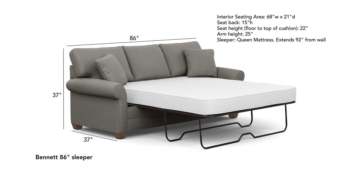 Bennett Roll Arm Sofa Quick Ship Sofas Loveseats Ethan Allen