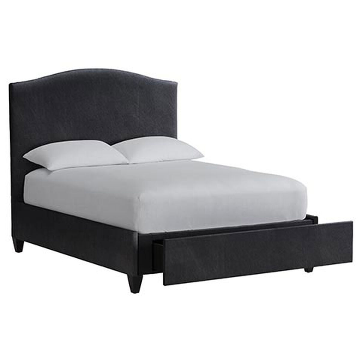 Rania Custom Leather Storage Bed