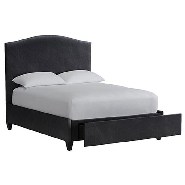Rania Custom Leather Storage Bed