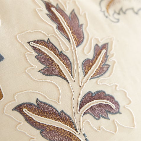 Salena Embroidered Euro Pillow Product Tile Hover Image 032044D