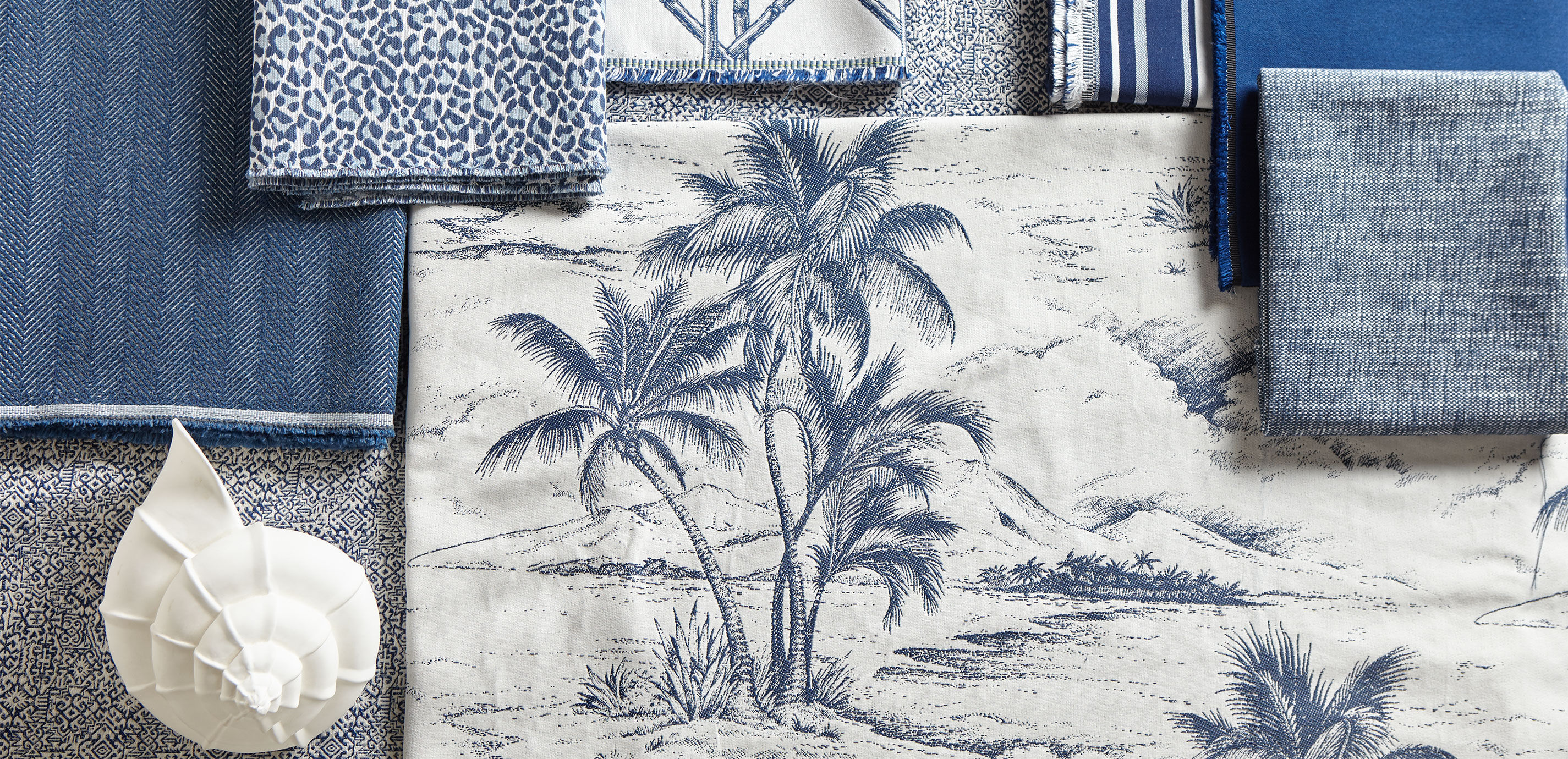 Captiva Navy Fabric By the Yard_2