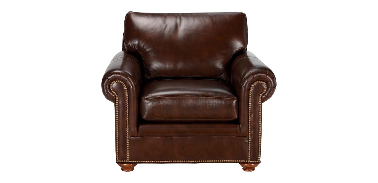 conor leather chair the conor collection ethan allen
