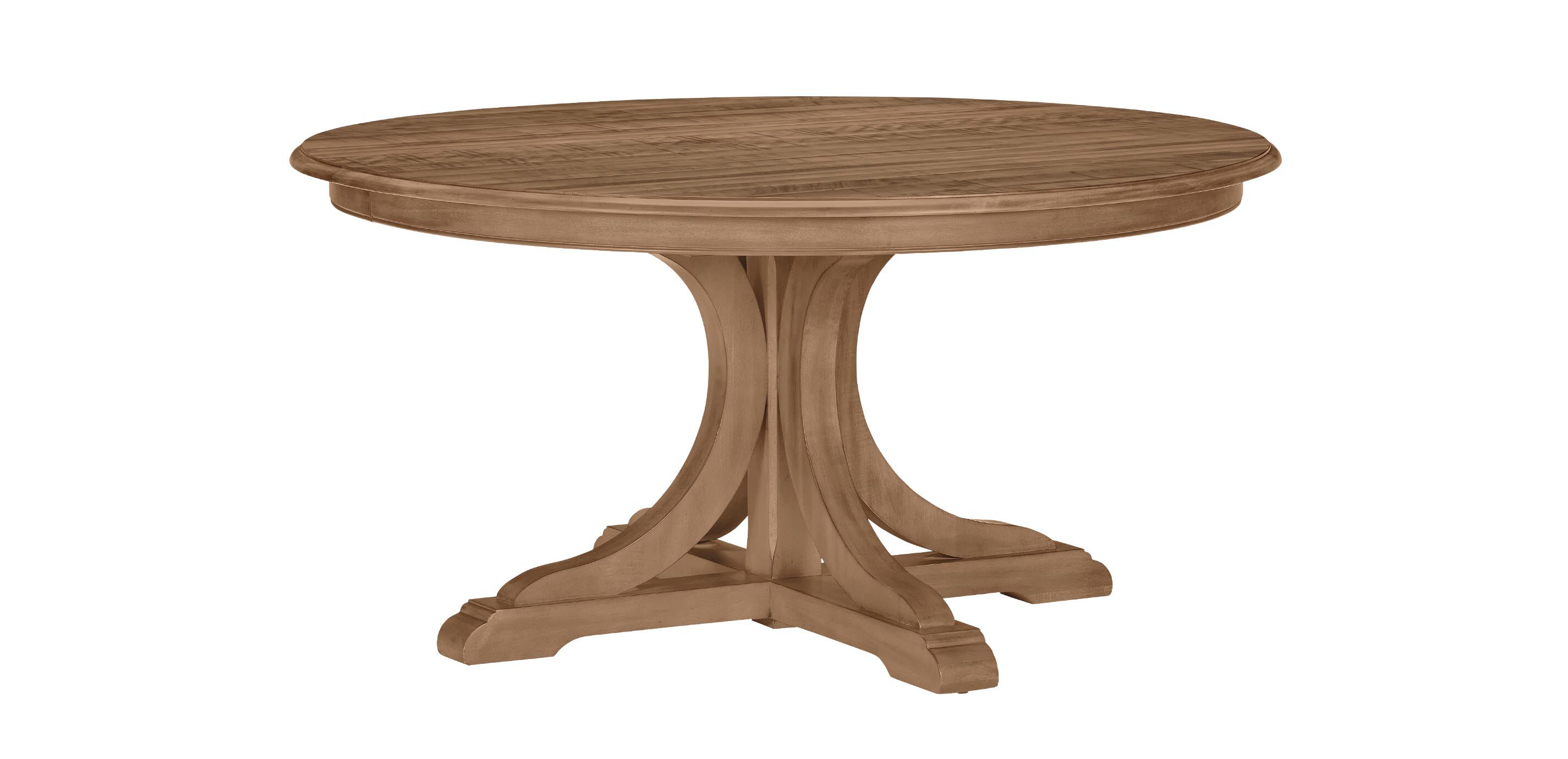 Corin Rough-Sawn Round Extension Dining Table_1