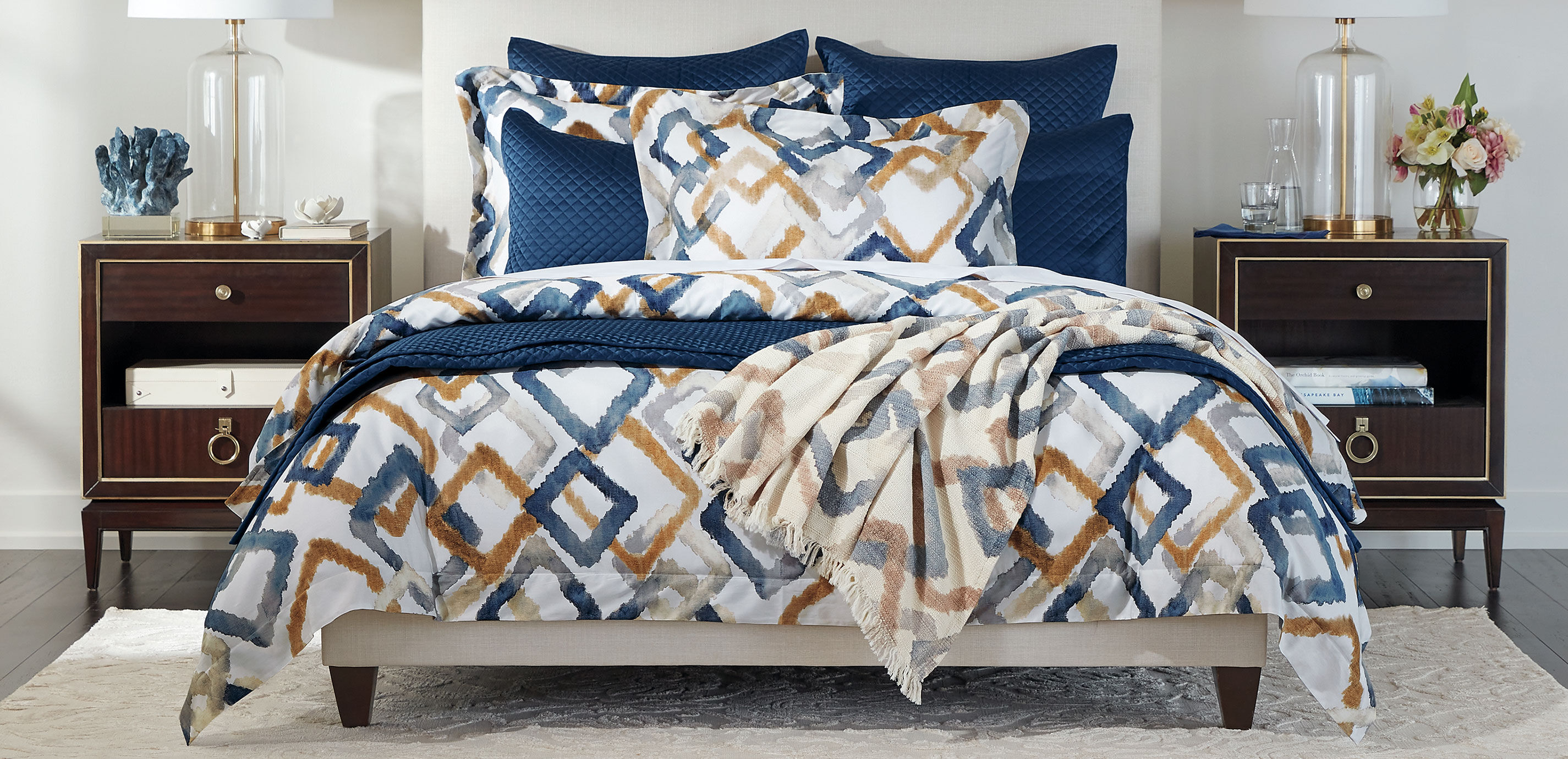 Geo Multi Duvet Cover and Shams Set_7