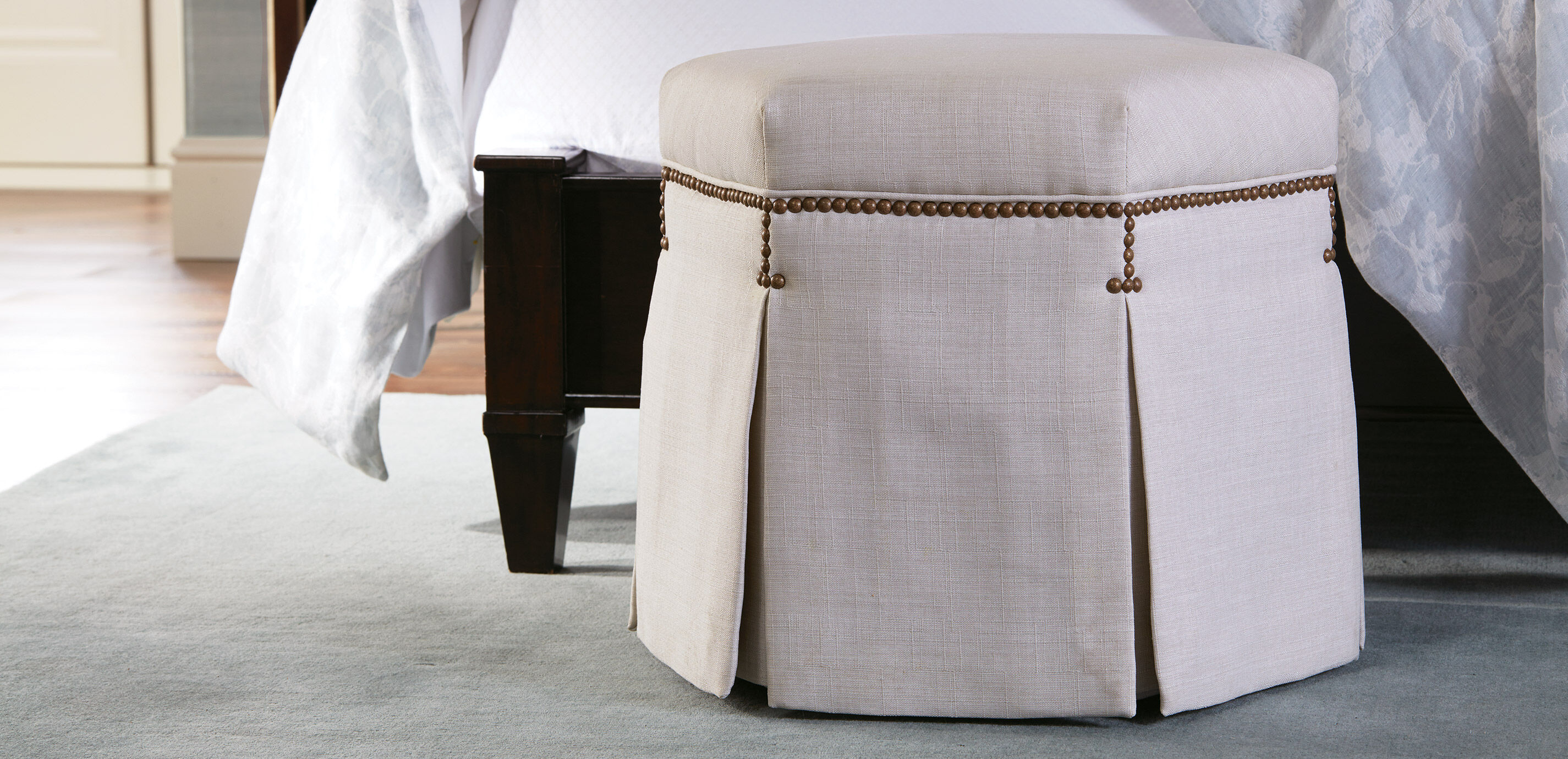 Tuckahoe Ivory Fabric By the Yard_3