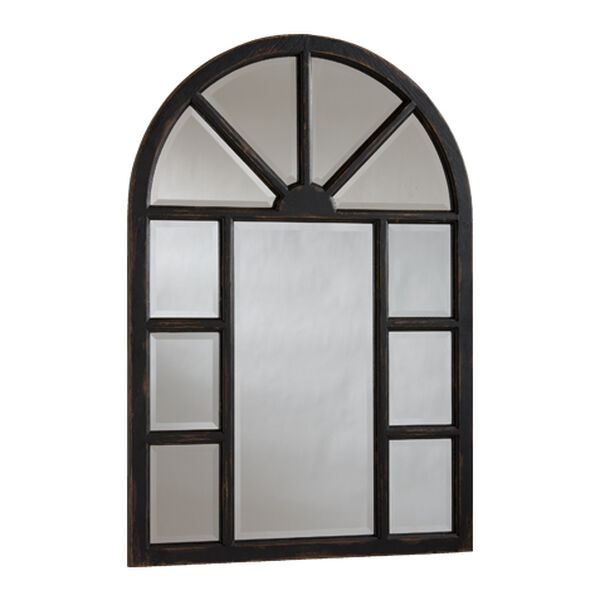 Antique Black Cypress Wall Mirror