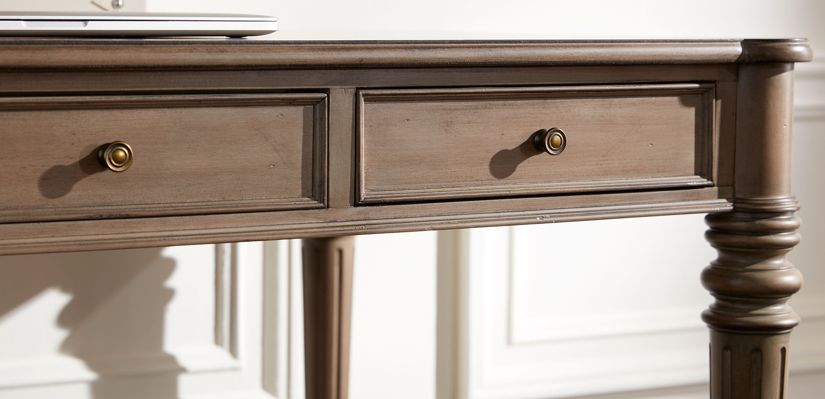 Custom Turret-Corner Home Office Desk_4