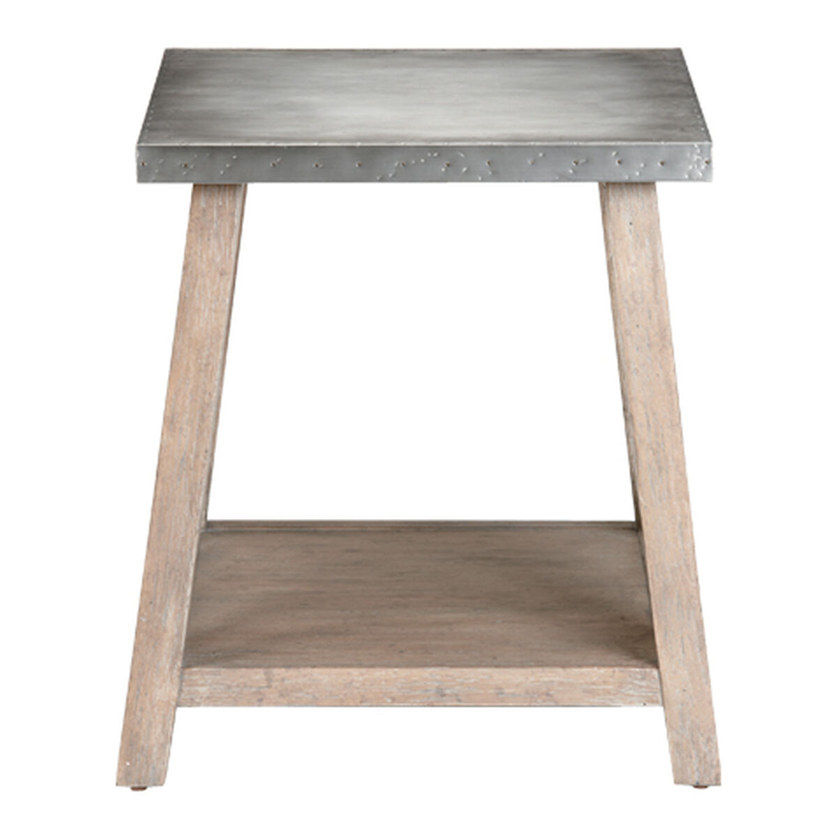 Bruckner Metal-Top End Table