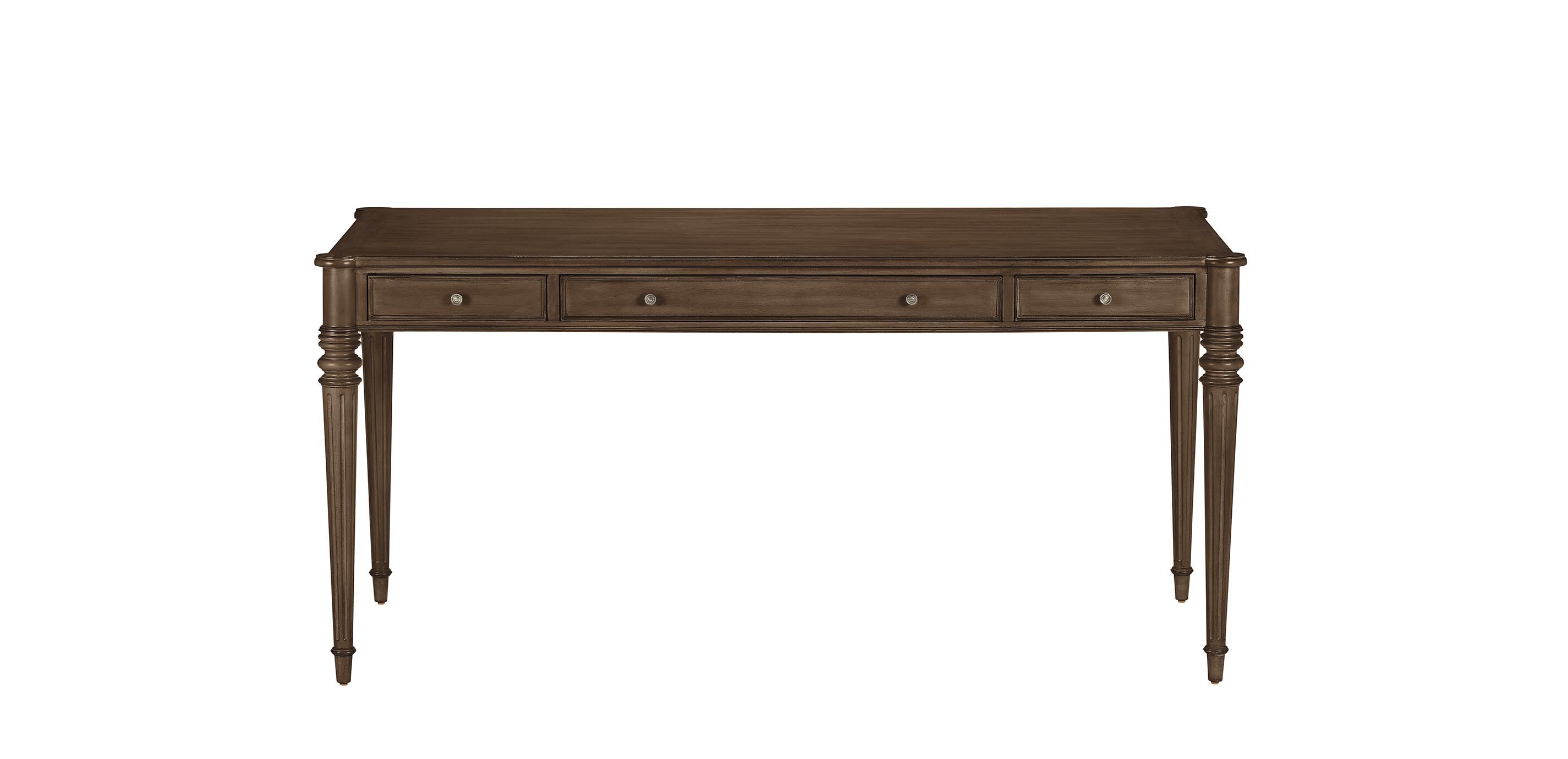 Custom Turret-Corner Home Office Desk