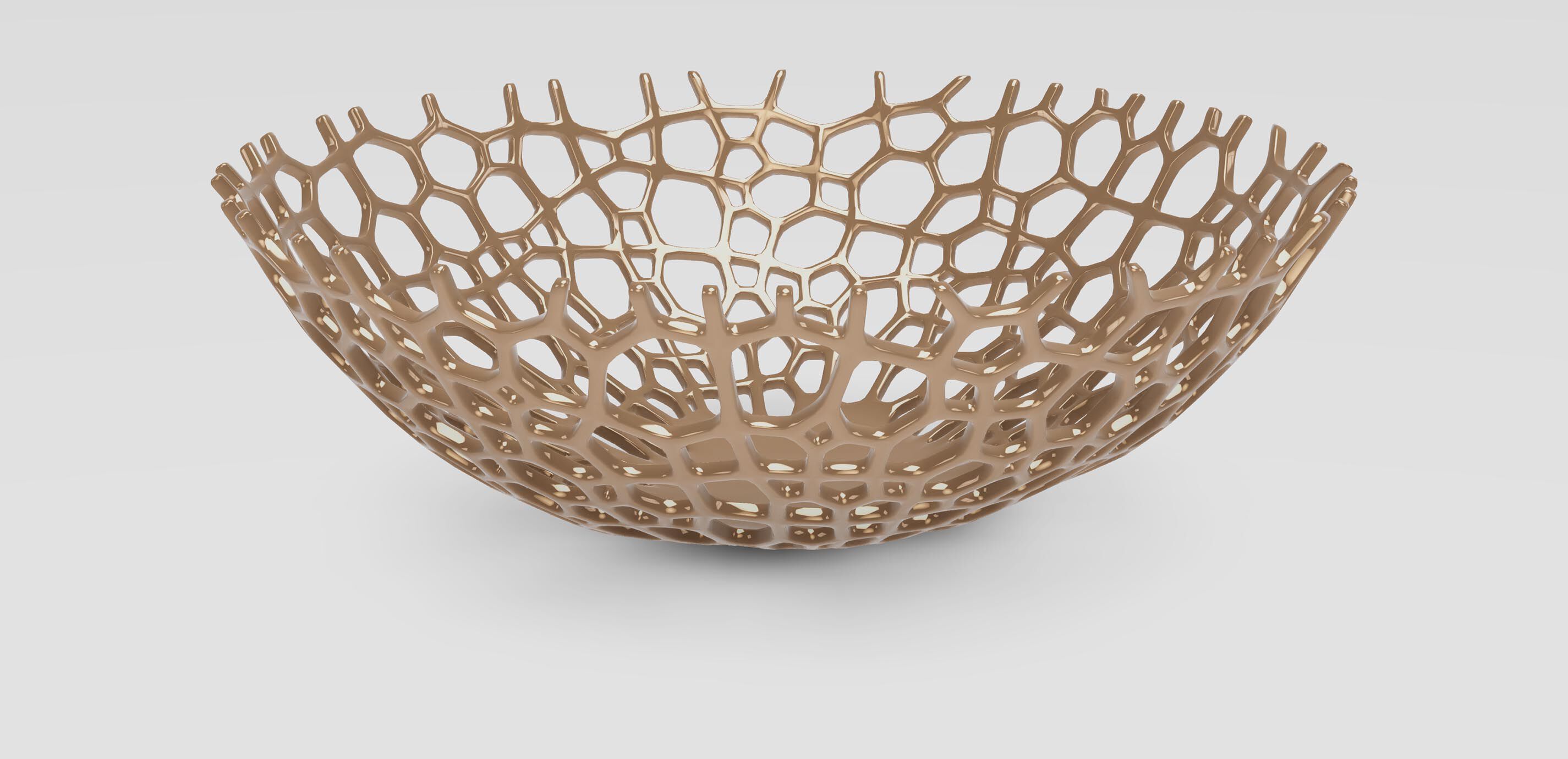 Round Coral Bowl 1