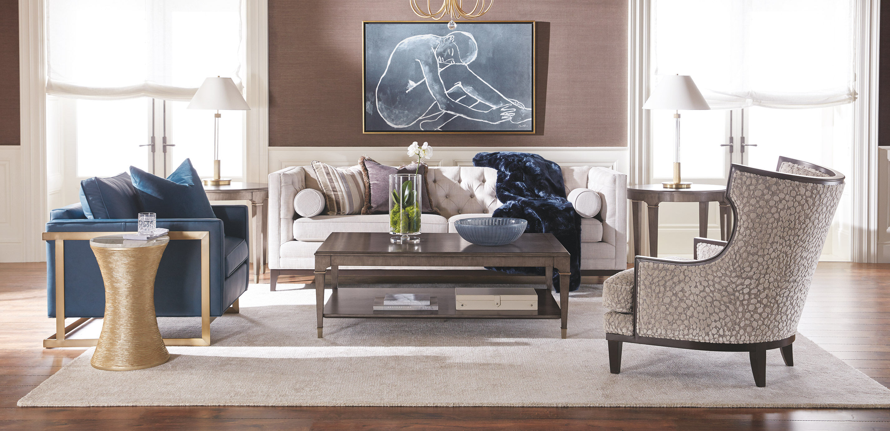Ethan allen store marc accent table