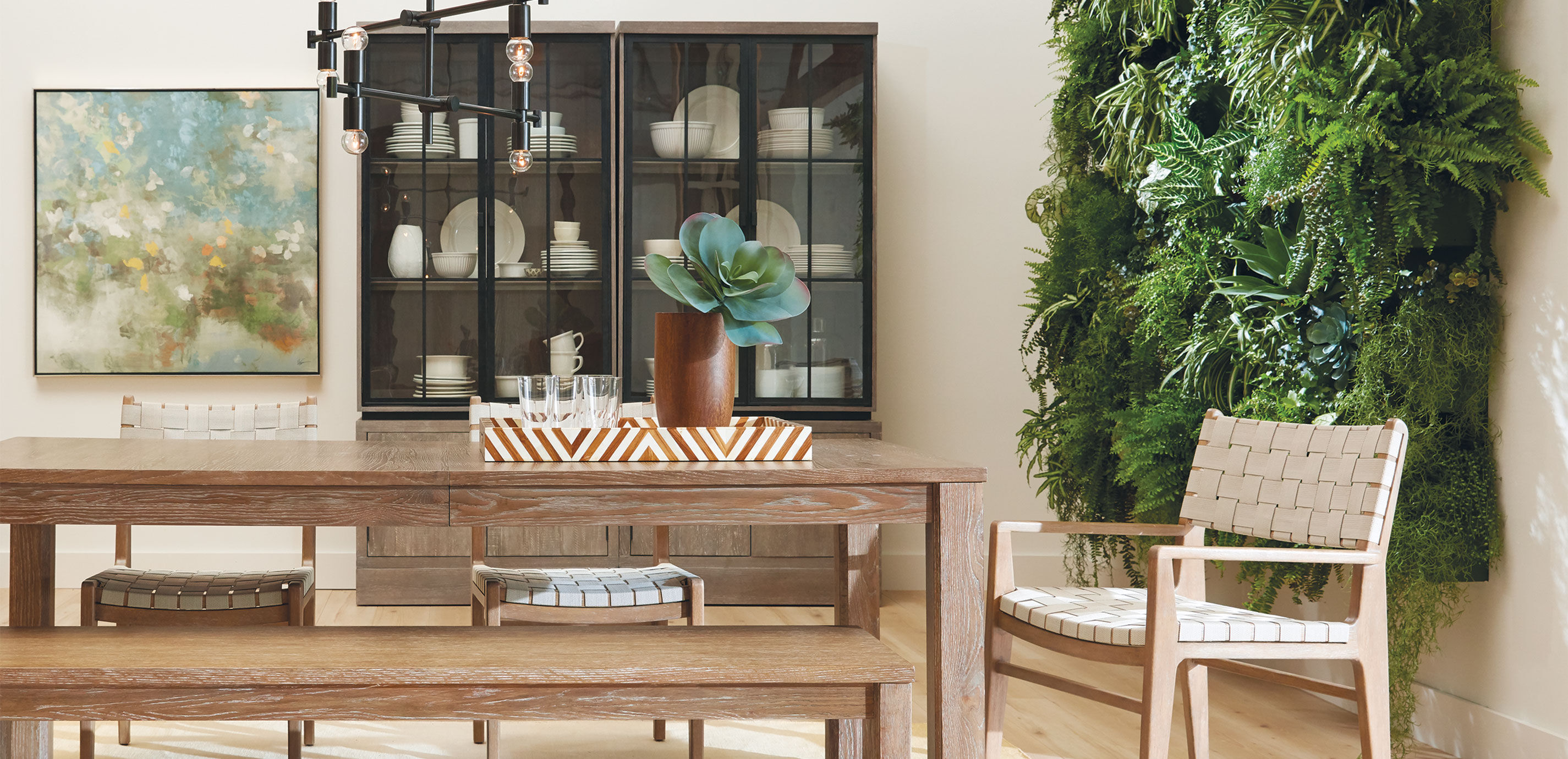 Vinson Oak Bench