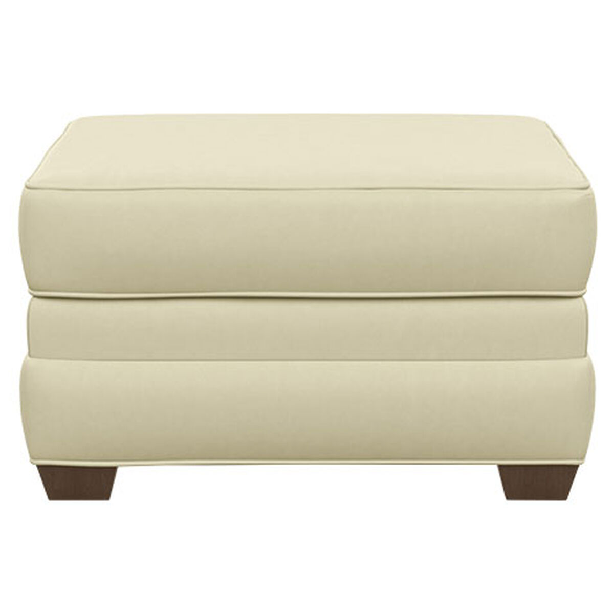 Bennett Leather Ottoman