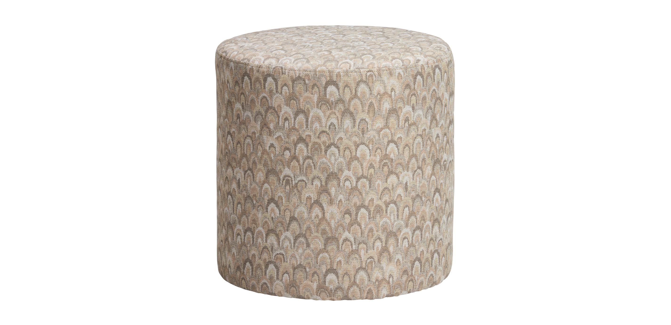 Alba Cylinder Accent Ottoman