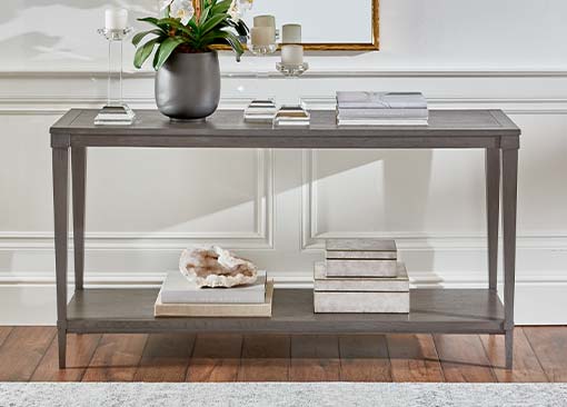 rectangular console table