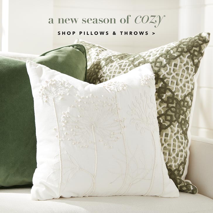 shop pillows & throws