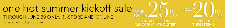 one hot summer kickoff sale now through June 30.