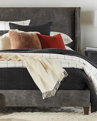 LEATHER BEDS & HEADBOARDS