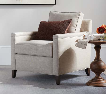 Ethan allen online chair cushion replacement