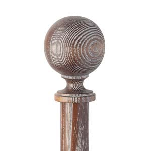 wood finial