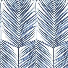 Dark Blue/White swatch Beach Days Wallpaper