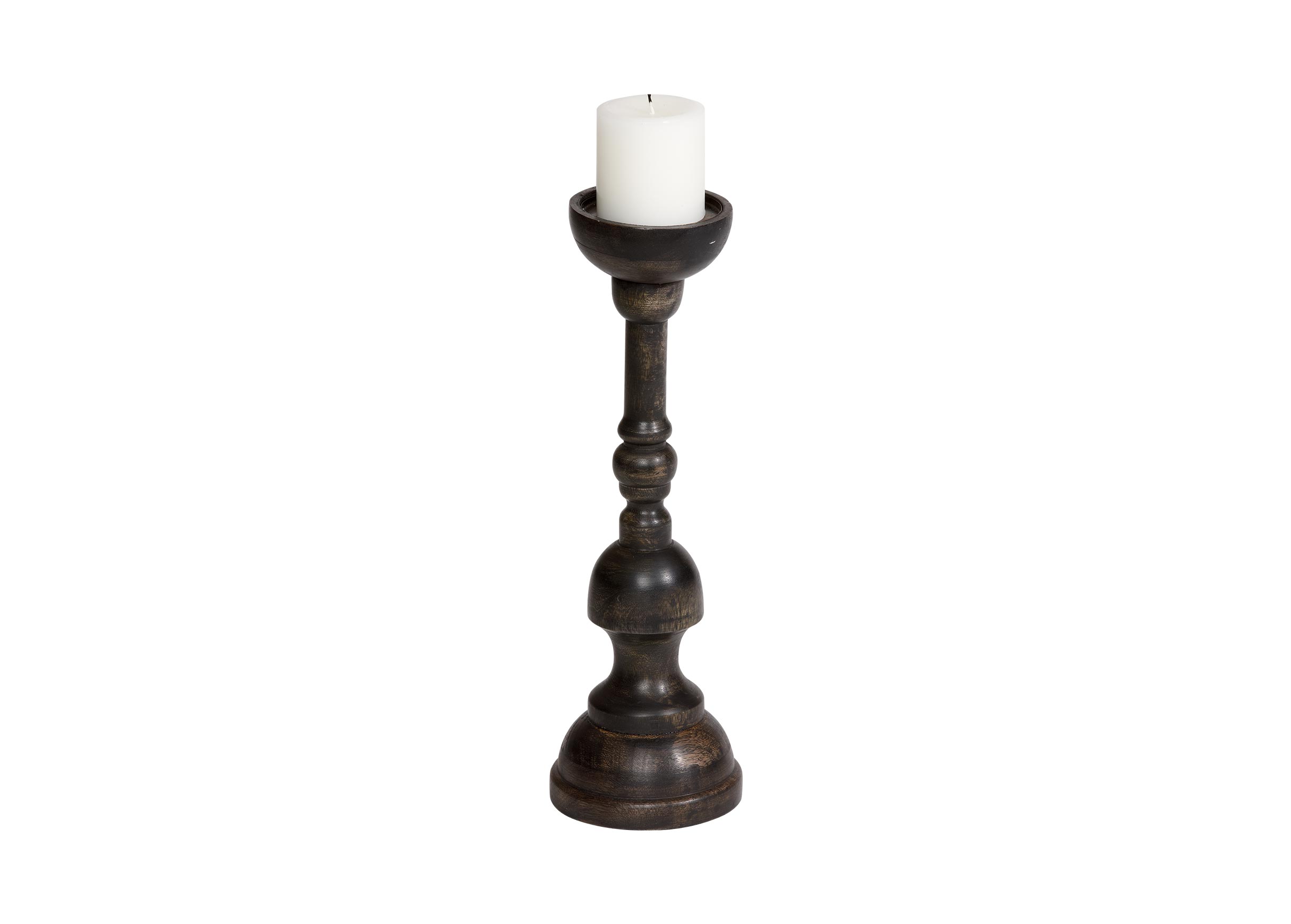 Devna Black Candlesticks Candleholders Ethan Allen