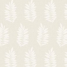 White swatch Pinnate Wallpaper