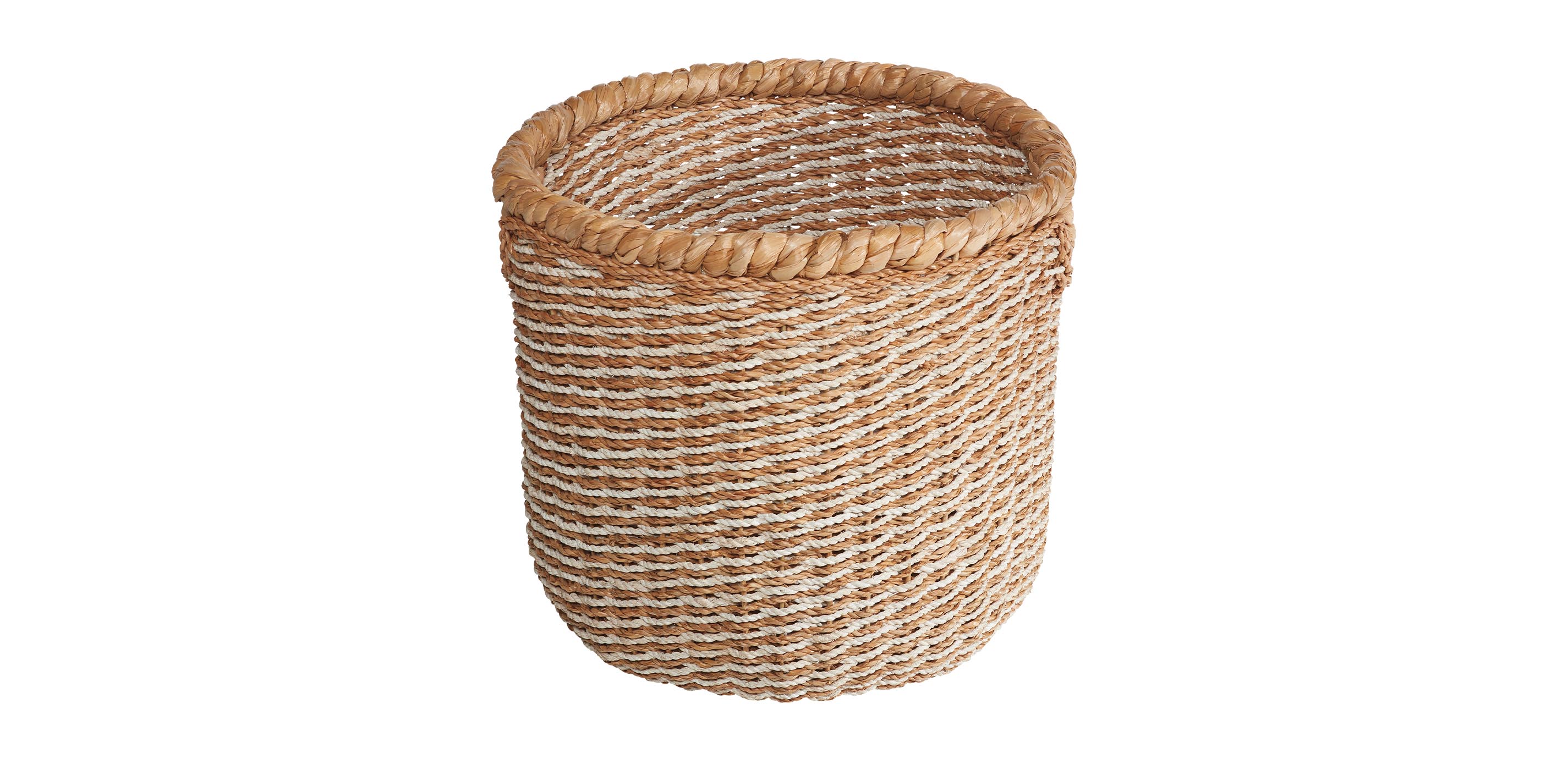 Two-Tone Rope and Seagrass Basket | Ethan Allen