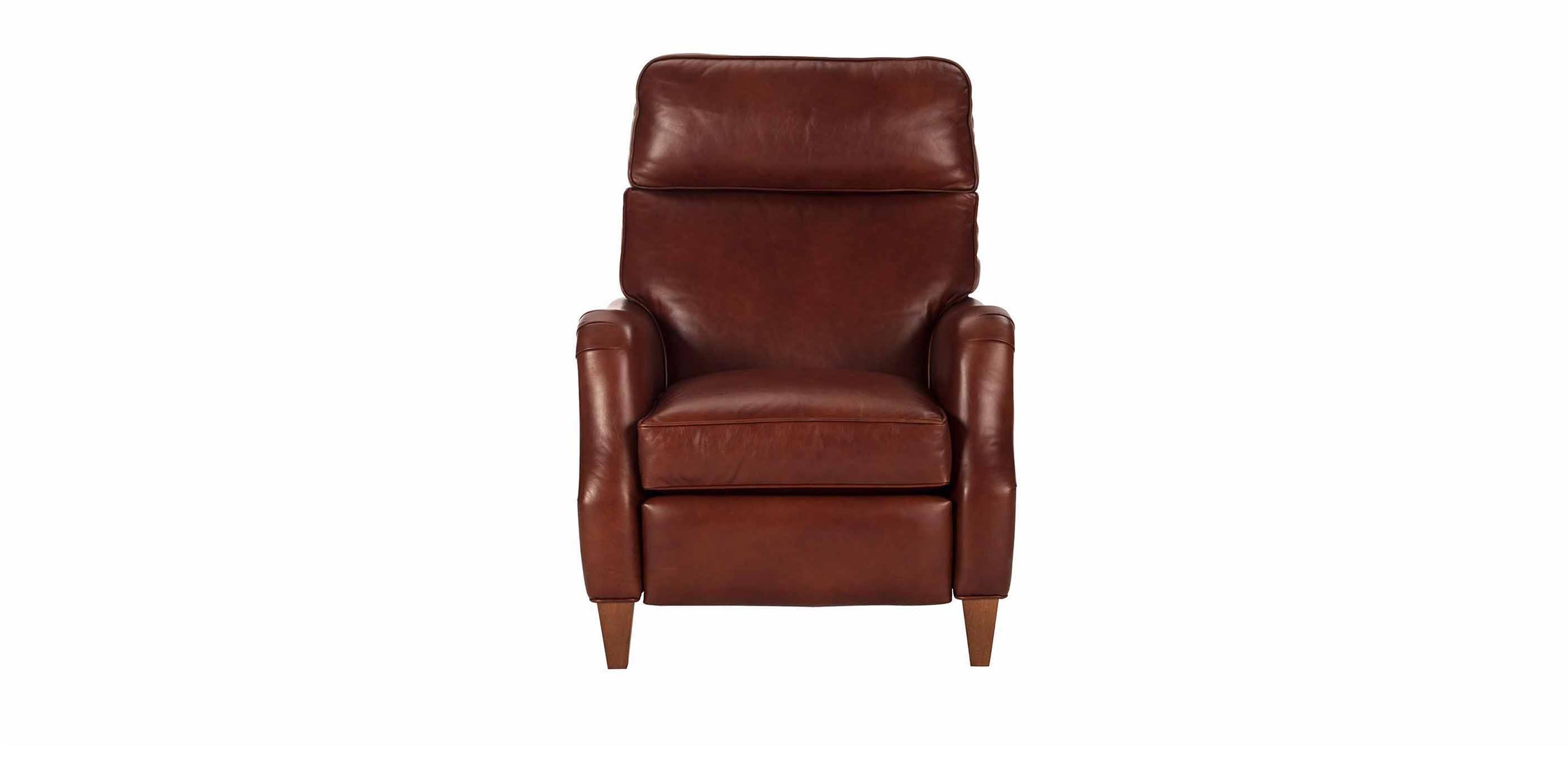 Aiden Leather Recliner, Old English/Saddle | Recliners | Ethan Allen