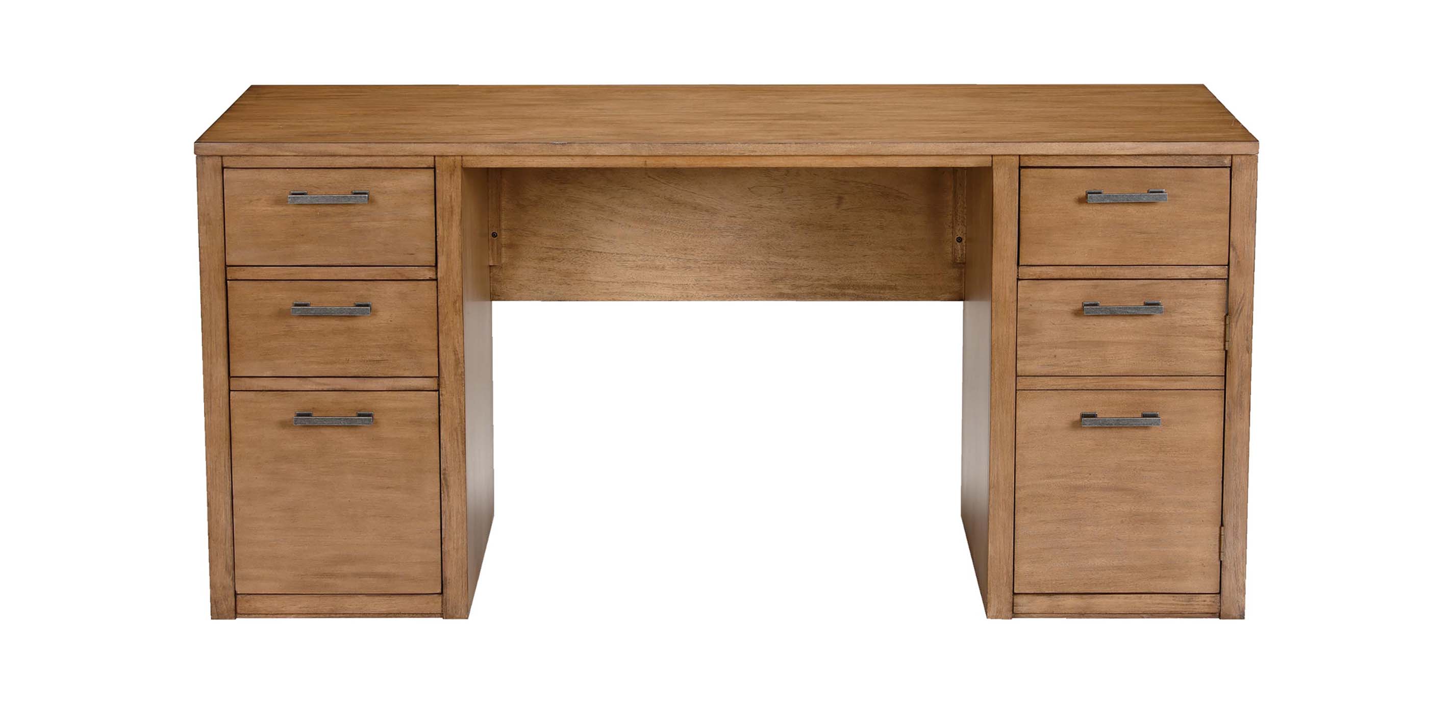 Duke 60" Double Pedestal Desk Desks Ethan Allen