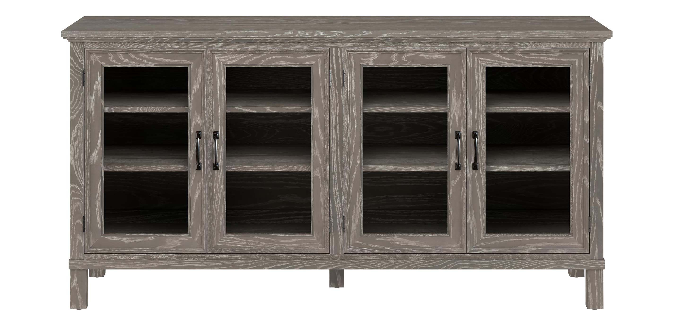 Custom GlassDoor Buffet Buffet Table, Glass Doors Ethan Allen