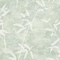 Green swatch Honshu Bamboo Wallpaper